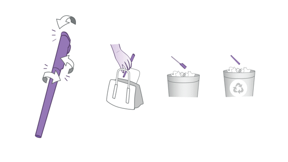 Source file to generate online quick guide images for LoFric Elle